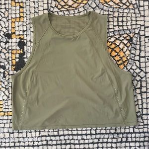 Lululemon Sculpt Cropped Tank Top
Bronze Green